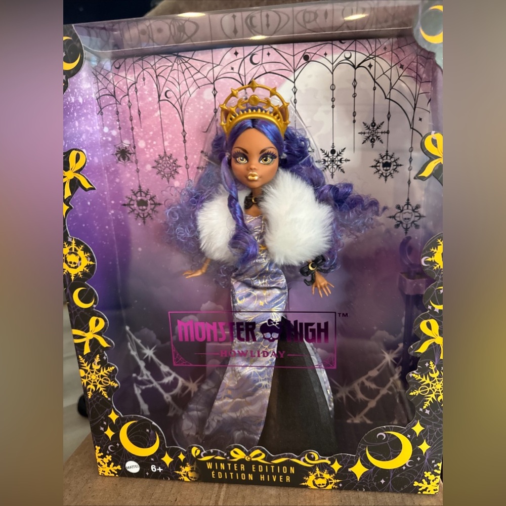 Monster High Howliday Doll Clawdeen Wolf Howliday Winter Edition New In Box🥰